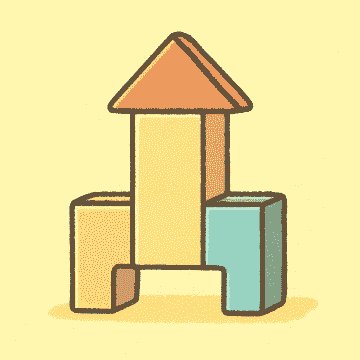 積み木（積める型）1歳の脳を伸ばす知育遊びとおもちゃ｜家庭でできる実例付き