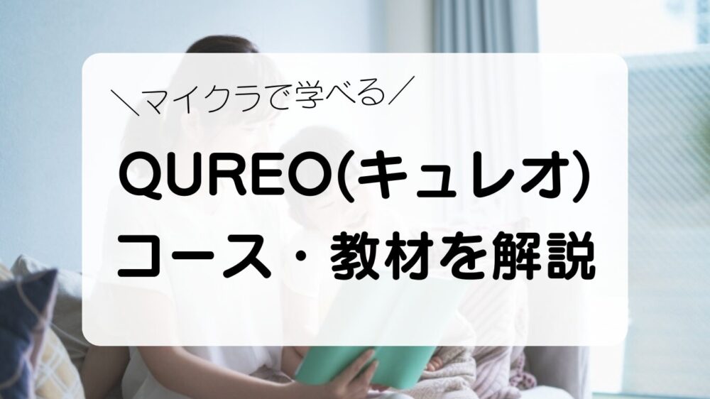 マイクラで学べる／QUREO(キュレオ)コース・教材を解説